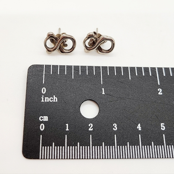 TOUS Sterling Silver Teddy Bear Stud Earrings - Picture 6 of 6